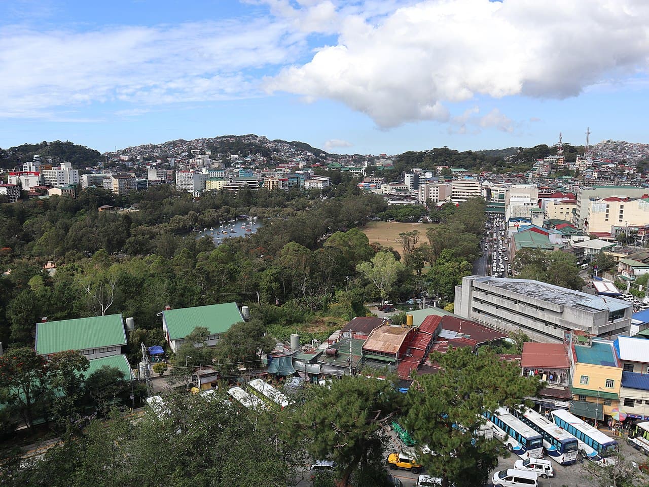 Baguio City panoramic view