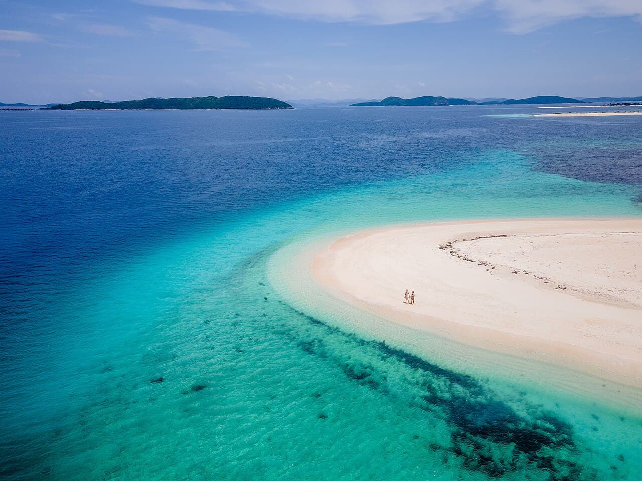 Tropical island beach