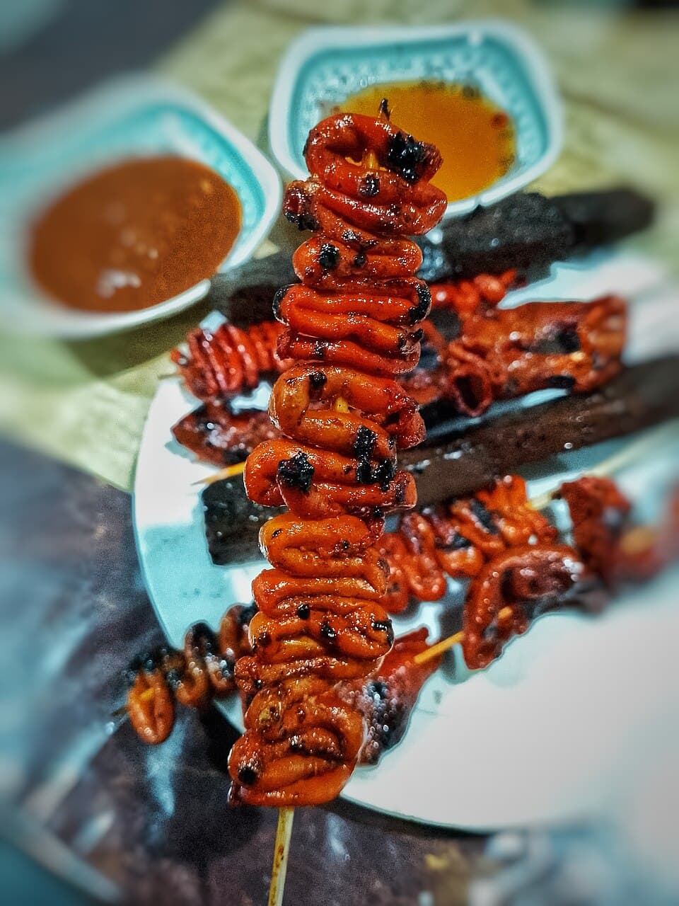 Grilled isaw intestines