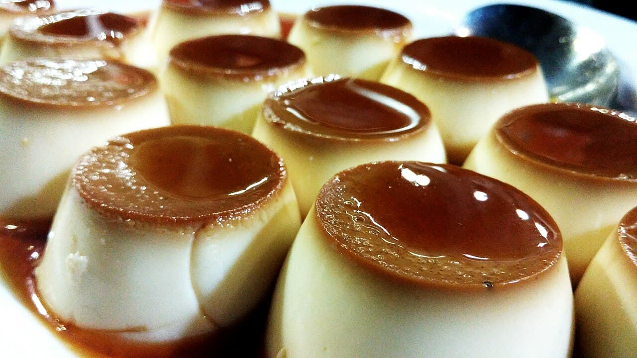 Leche flan caramel custard