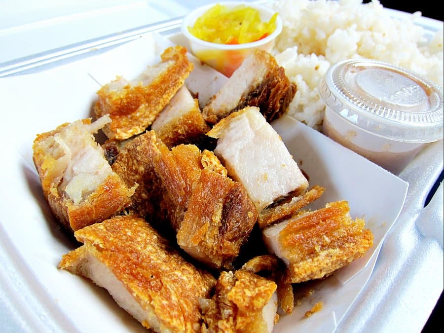 Lechon kawali crispy pork